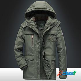 Men's Parka Fall Winter Street Daily Going out Long Coat