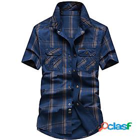 Men's Short Sleeve Hiking Jacket Hiking Shirt / Button Down