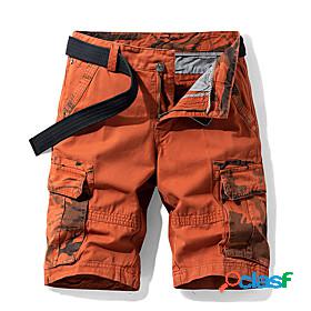 Mens Shorts Cargo Shorts with Side Pocket Multi Pocket