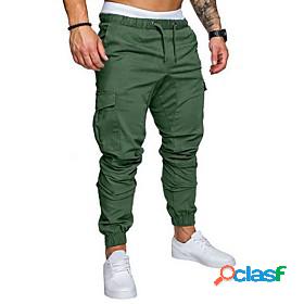 Mens Sports Outdoors Sporty Skinny Full Length Pants Casual