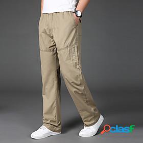 Mens Sports Outdoors Streetwear Pocket Elastic Waist