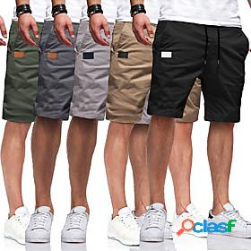 Mens Stylish Sports Shorts Pants Casual Daily Solid Color