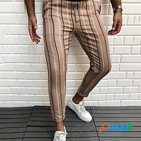 Mens Stylish Streetwear Classic Pocket Pants Chinos Full