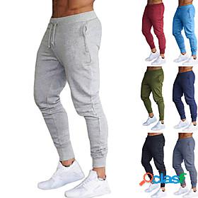 Mens Sweatpants Joggers Athletic Bottoms Drawstring Basic