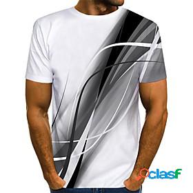 Mens T shirt Shirt Graphic 3D Print Round Neck Daily Going