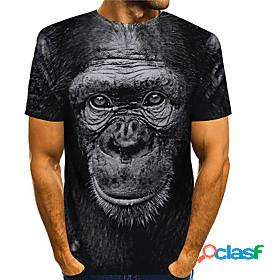 Mens Tee T shirt Graphic Prints Orangutan Animal 3D Print