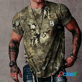 Men's Tee T shirt Shirt Graphic Prints Camo / Camouflage