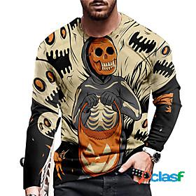 Mens Unisex Tee T shirt Shirt Graphic Prints Skull 3D Print