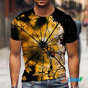 Mens Unisex Tee T shirt Shirt Graphic Prints Spider 3D Print