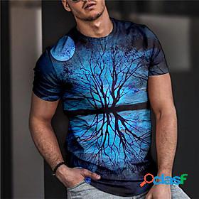 Mens Unisex Tee T shirt Shirt Graphic Prints Tree 3D Print