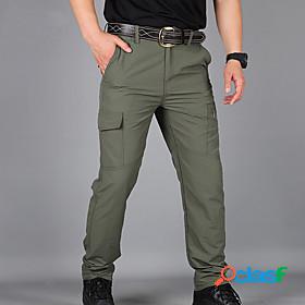Mens Work Pants Hiking Cargo Pants Tactical Pants 6 Pockets