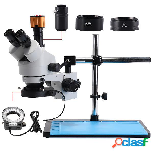 Microscopio stereo con ingrandimento 3,5 ~ 90X Microscopio