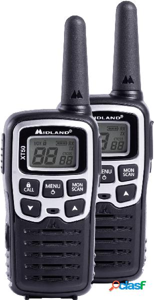Midland XT50 C1178 Radio PMR portatile Kit da 2