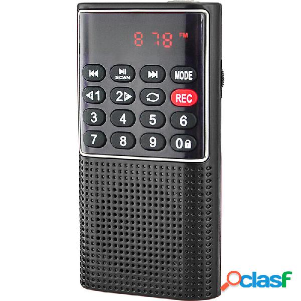 Mini FM Radio Altoparlante portatile Lettore musicale con