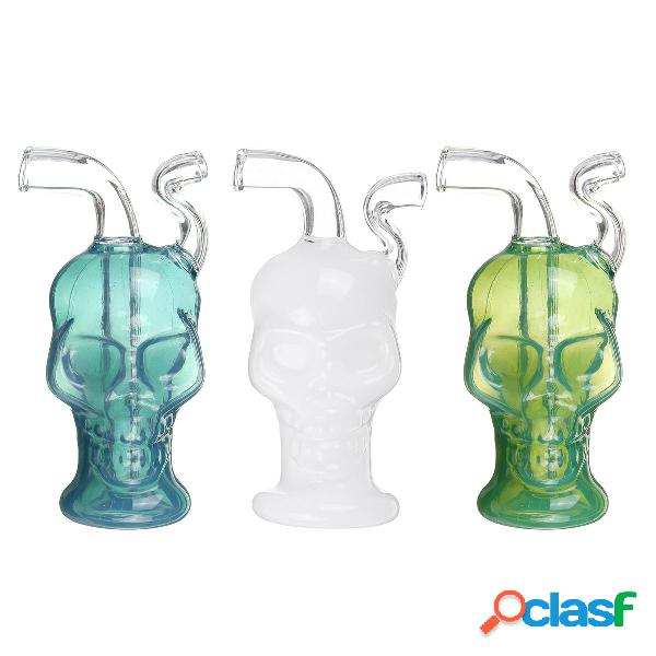 Mini Skull Pipes Glass Skull Pot Pipes Accessori 3 colori