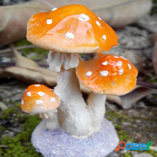 Mini fungo Toadstool Ornamenti da giardino ideali per vasi