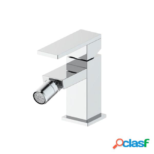 Miscelatore bidet monocomando Square ottone cromato con