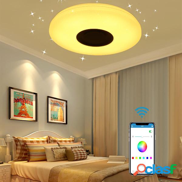 Moderna LED Lampada da soffitto bluetooth Music Speaker RGB