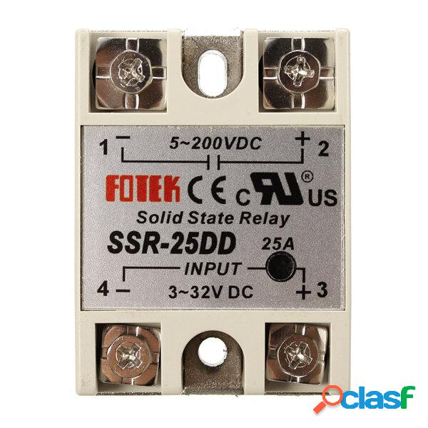 Modulo relè a stato solido 25A SSR-25DD Da CC 3-32 V a CC