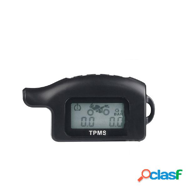 Moto LCD TPMS Monitor pressione pneumatici Sensori esterni