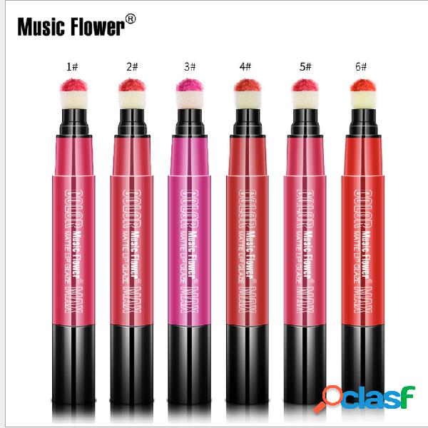 Music Flower Nutriente 6 colori rotante Soft cuscino spugna
