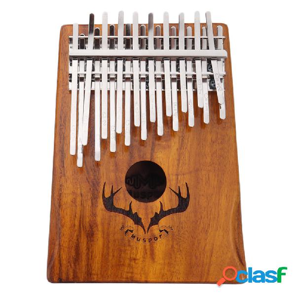 Muspor 20 Keys Kalimba Acacia Wood Thumb Piano Mbira