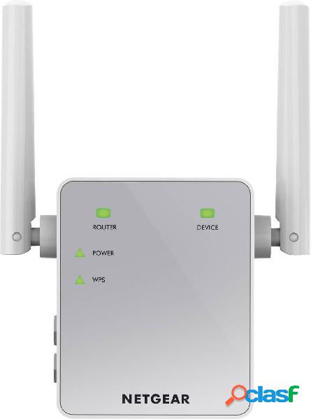 NETGEAR AC750 Ripetitore WLAN 750 MBit/s 2.4 GHz, 5 GHz