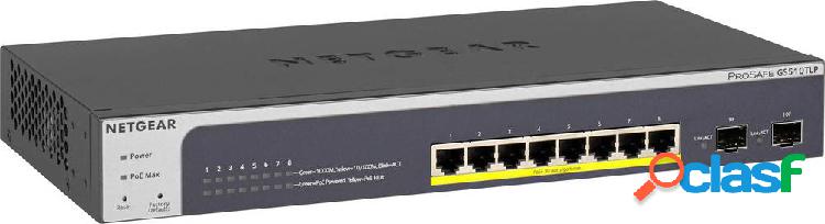 NETGEAR GS510TLP-100EUS Switch di rete 8 Porte Funzione PoE