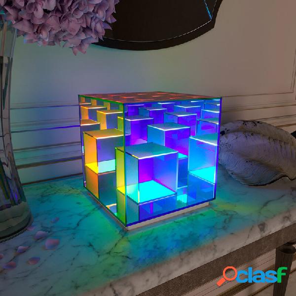 NOXU Musu Cube LED Tavolo colori lampada Cube Scatola Tavolo
