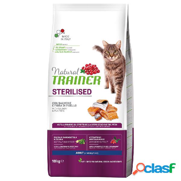 Natural Trainer Cat Sterilised Salmone 10 Kg