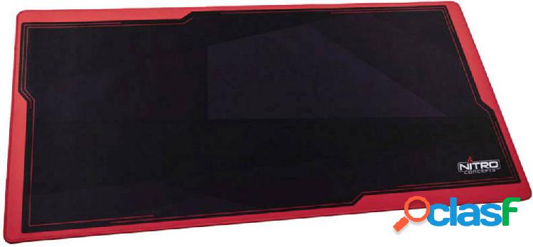 Nitro Concepts DM12 Gaming mouse pad Nero, Rosso (L x A x P)