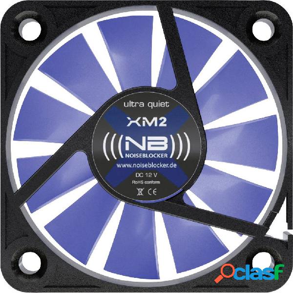 NoiseBlocker BlackSilent XM-2 Ventola per PC case Nero, Blu