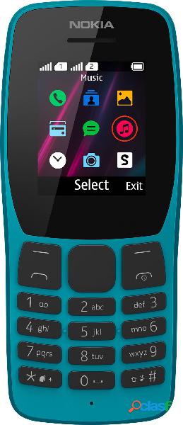 Nokia 110 Cellulare dual SIM Blu mare