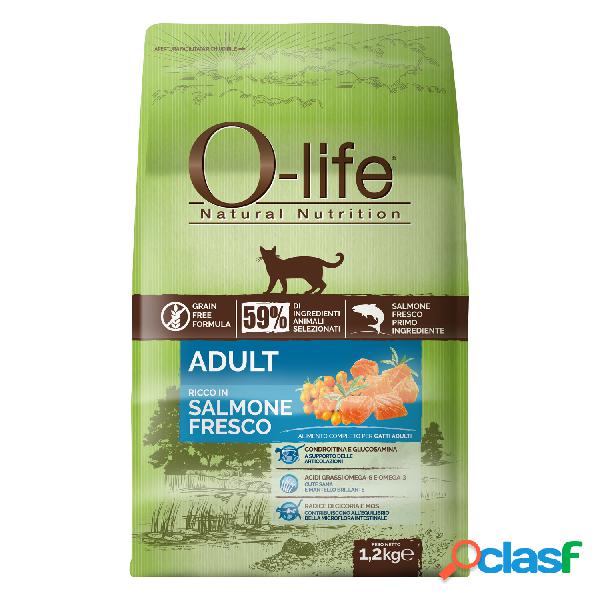 O-Life Cat Adult Salmone 1,2 Kg