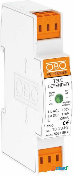 OBO Bettermann 5081694 TD-2/D-HS Scaricatore di