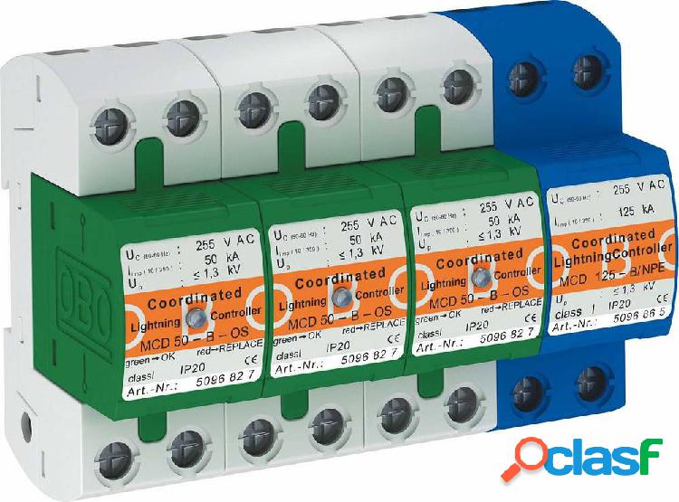 OBO Bettermann 5096836 MCD 50-B 3+1-OS Scaricatore di