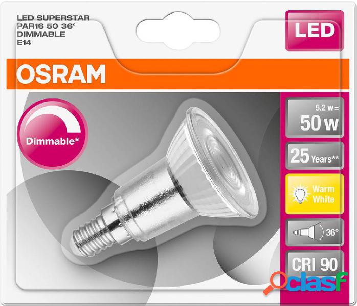 OSRAM 4058075264441 LED (monocolore) E14 Riflettore 6 W
