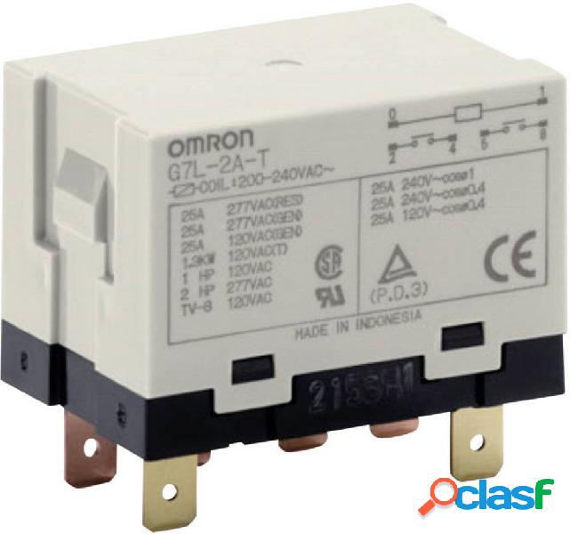 Omron G7L-2A-T 12 VDC Relè ad innesto 12 V/DC 25 A 2 NA 1