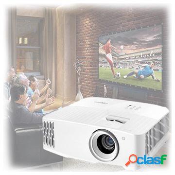 Optoma UHD35 DLP Projector with Remote Control - 4K - White