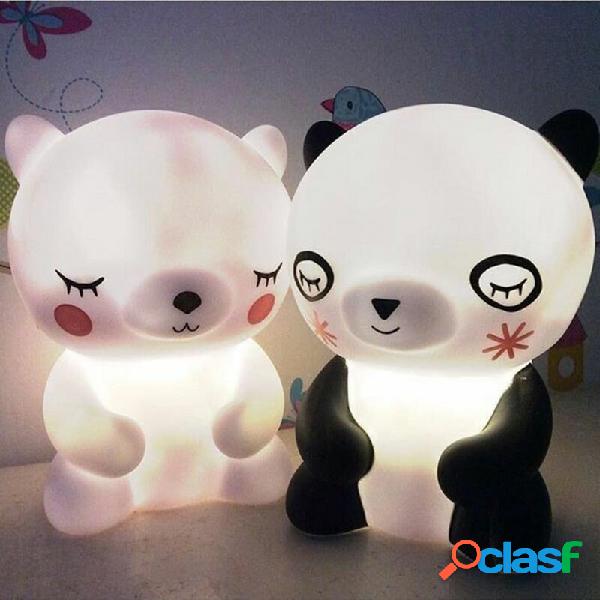 Orso Panda LED Luce notturna lampada Simpatico animale Luce