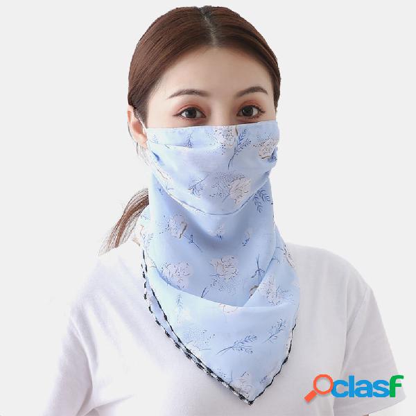 Outdoor Riding Face Maschera Stampa estiva Collo Sciarpa con