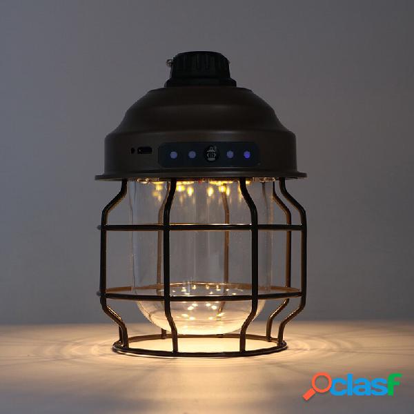 Outdoor campeggio Light 5W 200LM 3600MA USB Charging Cage