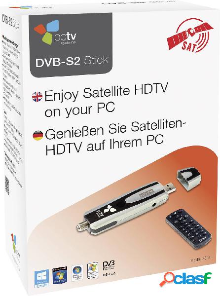 PCTV Systems PCTV DVB-S2 Stick 461E DVB-S Chiavetta TV con