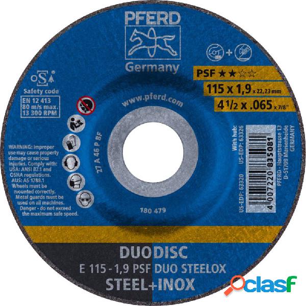 PFERD 62011630 E 115-1,9 PSF DUO STEELOX Disco di