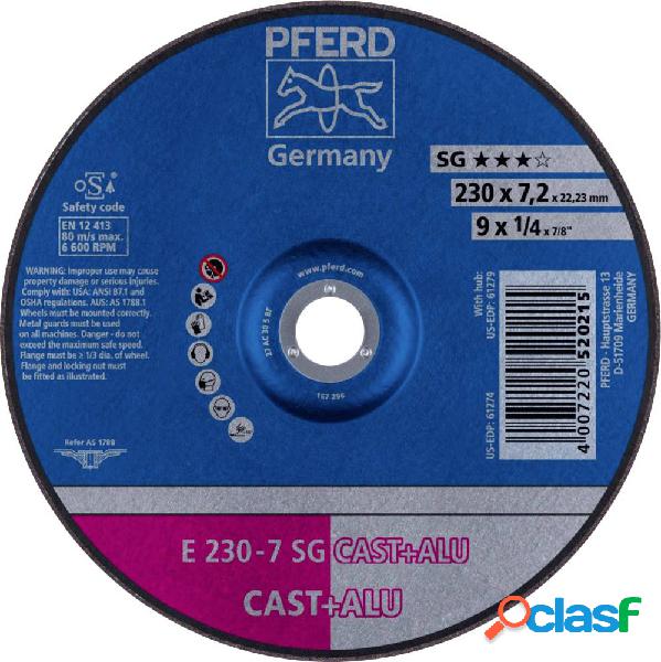 PFERD 62223681 E 230-7 SG CAST+ALU Disco di sgrossatura con