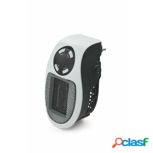 PLUGGY 500W MINI T-VENTILAT.BIANCO C-DISPLAY LED in Metallo