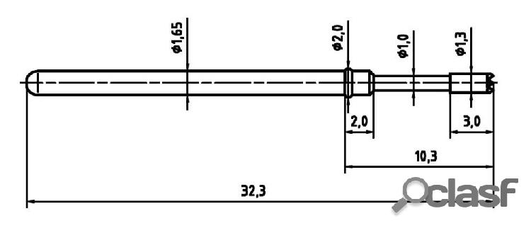 PTR 2021-C-1.5N-AU-1.3 Puntale di misura