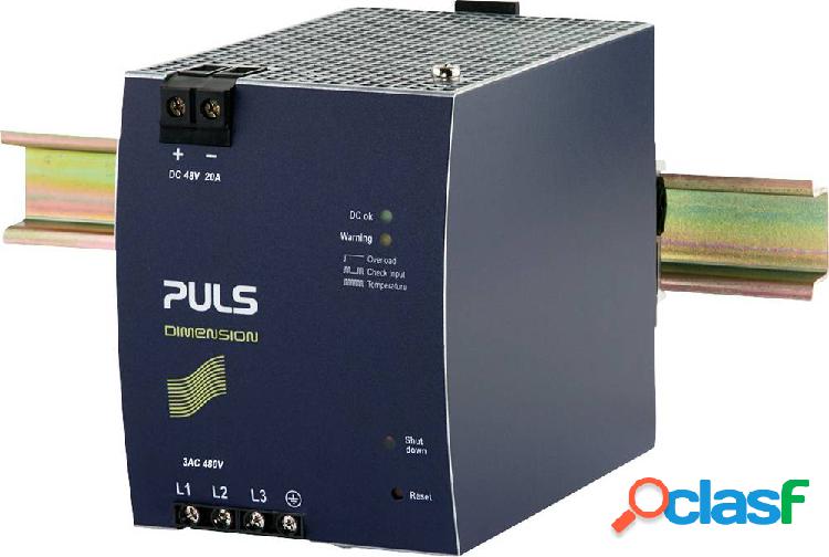 PULS Alimentatore per guida DIN 48 V 20 A 40 W 1 x