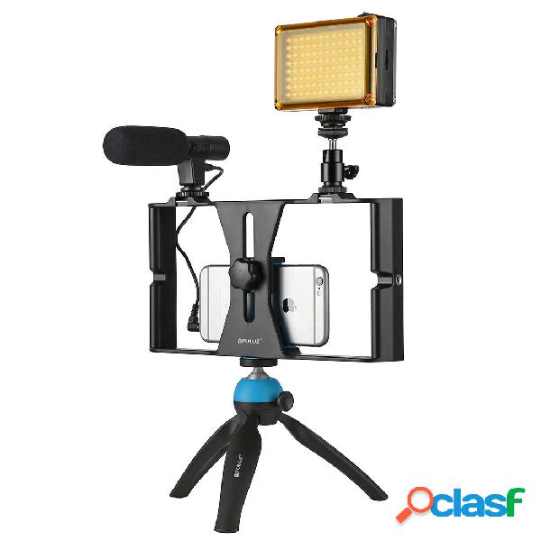 PULUZ PKT3023 Smartphone Video Rig LED Studio Light Video