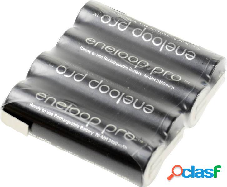 Pacco batteria 4x Stilo (AA) Panasonic eneloop Pro Reihe